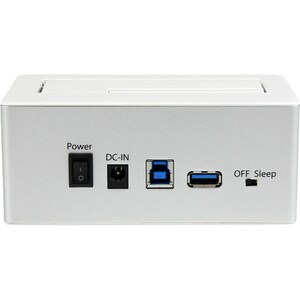StarTech.com USB 3.0 SATA Hard Drive Docking Station SSD / HDD with integrated Fast Charge USB Hub and UASP For SATA 6 Gbp