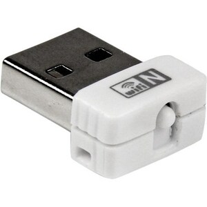 StarTech.com USB Wireless Mini Lan Adapter 150Mbps - WiFi USB Mini WLAN Adapter 802.11n/g - Weiß - USB - 150 Mbit/s - 2,40