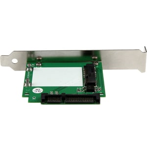 StarTech.com SATA to mSATA SSD Adapter w/ Full and Low Profile Brackets - SATA to Mini SATA Converter Card