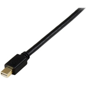 StarTech.com 1,8m Mini DisplayPort auf DVI Aktiv Adapter/ Konverter Kabel - mDP zu DVI 1920x1200 - Schwarz - Cable for Vid