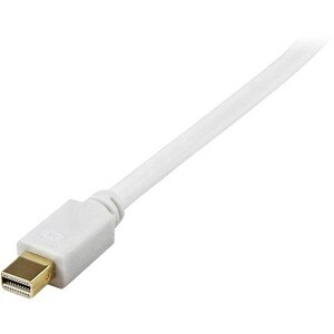 StarTech.com 6 ft Mini DisplayPort to DVI Active Adapter Converter Cable - mDP to DVI 1920x1200 - White - Cable for Video 