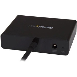 StarTech.com 3 Port Mini DisplayPort MST Hub - 4K 60Hz - Mini DP to DisplayPort Splitter for Multiple Monitors - mDP to DP