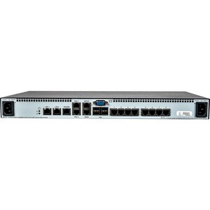 KVM switch over IP MPU Vertiv Avocent | KVM switch a 8 porte | Doppia alimentazione AC 8 porte, | 1 percorso KVM digitale 