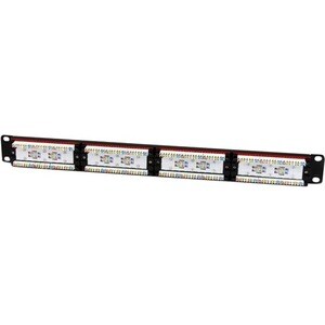 StarTech.com Patchpanel Cat 6 24 Port 1 HE zur Rack-Montage - 24 x RJ-45 - 24 x RJ-11 - 1U Hoch - 19" Breit - Rackmount