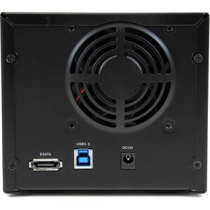 StarTech.com USB 3.0 / eSATA Dual-Bay Trayless 3.5" SATA III Hard Drive Enclosure with UASP - 2-Bay SATA 6 Gbps Hot-Swap H