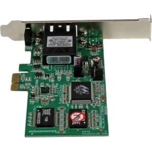 StarTech PCI Express (PCIe) Gigabit Ethernet Multimode SC Fiber Network Card Adapter NIC, 550m, TAA - Connect a PCIe based