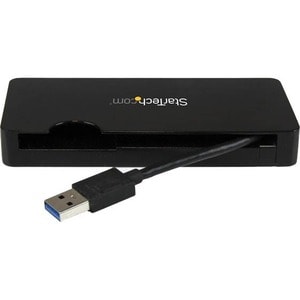 StarTech.com Portable Laptop Docking Station - HDMI or VGA and Gigabit Ethernet - USB 3.0 Universal Dock for Mac / Windows