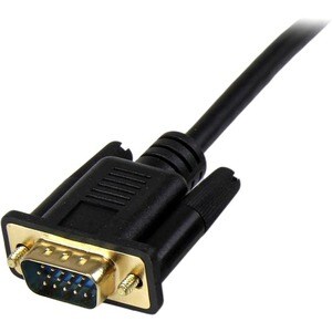 StarTech.com 6 ft DVI to VGA Active Converter Cable â€" DVI-D to VGA Adapter â€" 1920x1200 - Cable for Video Device, Monit