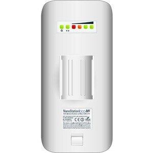 Ubiquiti NanoStation locoM5 IEEE 802.11n 150 Mbit/s Wireless Bridge - 5.85 GHz - 9.3 Mile Maximum Outdoor Range - MIMO Tec