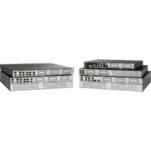 Cisco 4000 4321 Router with UC License - 2 Ports - 2 RJ-45 Port(s) - Management Port - 4.0 - 4 GB - Gigabit Ethernet - 1U 