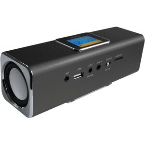 Système de Haut-Parleurs MusicMan 2.0 Portable - 6 W RMS - Noir - Fréquence 150 Hz à 18 kHz - Batterie rechargeable - USB