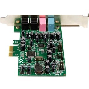 StarTech.com Scheda Audio interna PCI Express surround 7.1 canali - PCI Surround Sound Card a 24-bit , 192Khz - C-Media - 