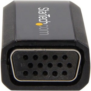 StarTech.com HDMI to VGA Converter with Audio - Compact Adapter - 1920x1200 - 1 x 19-pin HDMI Digital Audio/Video Male - 1