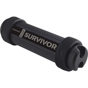 Corsair Flash Survivor Stealth 128GB USB 3.0 Flash Drive - 128 GB - USB 3.0 - Black - 5 Year Warranty