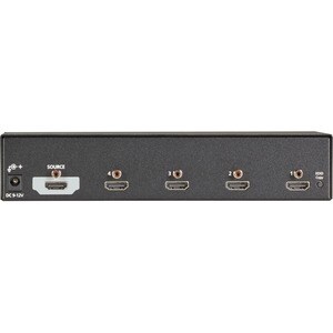 Black Box 4K HDMI Splitter - 1x4 - 3840 × 2160 - 1 x HDMI In - 4 x HDMI Out - TAA Compliant