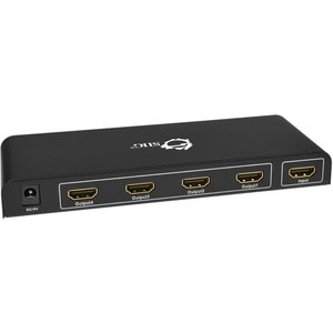 SIIG 4Kx2K HDMI 4-Port Splitter with 3D Supported - 49.21 ft Maximum Operating Distance - 1 x HDMI In - 4 x HDMI Out