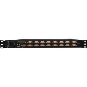 Tripp Lite by Eaton NetDirector 16-Port 1U Rack-Mount Console IP KVM Switch with 19 in. LCD, TAA - 16 Computer(s) - 19˘ LC