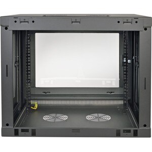 Tripp Lite by Eaton SmartRack 9U Low-Profile Switch-Depth Wall-Mount Mini Rack Enclosure, Clear Acrylic Window - For LAN S