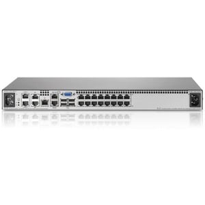 HPE 2x1Ex16 KVM IP Console Switch G2 with Virtual Media CAC Software - 16 Computer(s) - 1 Local User(s) - 2 Remote User(s)