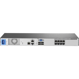 HPE 0x1x8 G3 KVM Console Switch - 8 Computer(s) - 1 Local User(s) - 1280 x 1024 - 11 x Network (RJ-45) - 4 x USB - 1 x VGA