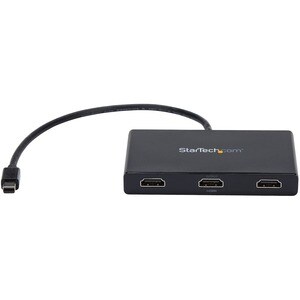 StarTech.com 3 Port Mini DisplayPort MST Hub - 4K 30Hz - Mini DP to HDMI Video Splitter for Multiple Monitors - mDP to HDM