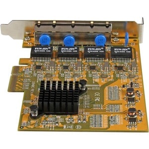 StarTech.com 4-Port PCI Express Gigabit Network Adapter Card - Quad-Port PCIe Gigabit NIC - PCI Express x4 - 1.95 Gbit/s D