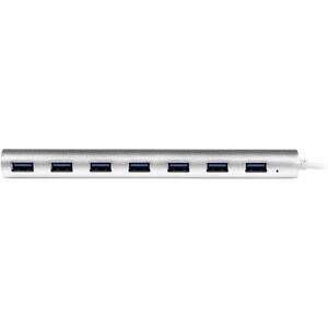 StarTech.com 7-Port USB Hub, USB A to 7x USB-A Ports, USB 5Gbps, Self-Powered, Portable Laptop USB 3.0 Hub Expansion with 