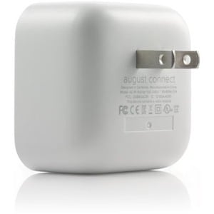 August Connect AC-R1 IEEE 802.11n 54 Mbit/s Wireless Bridge - 2.40 GHz - 30 ft Maximum Indoor Range - Bluetooth 4.0 - Wall