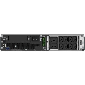 APC Smart-UPS On-Line SRT2200RMXLI - 2200VA, 8x C13 & 2x C19, rack mount. UPS topology: Double-conversion (Online), Output
