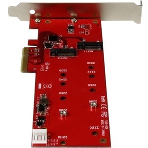 StarTech.com M.2 to PCI Express Adapter - TAA Compliant - 2 Total SATA Port(s)