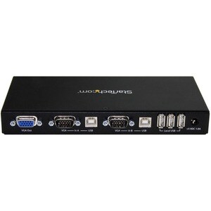 StarTech.com 2-port KVM Console Adapter - Laptop-to-Server - Rackmount Crash Cart Adapter - 2 Computer(s) - 1 Local User(s