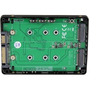 StarTech.com Dual M.2 NGFF SATA Adapter with RAID - 2x M.2 SSDs to 2.5in SATA (6Gbps) RAID Adapter Converter with TRIM Sup