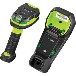 Zebra LI3608-SR Handheld Barcode Scanner - Cable Connectivity - Industrial Green - 1D - Standard Range - Imager