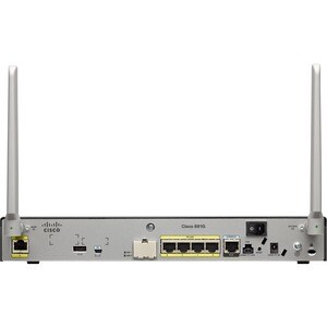 Cisco 880 C881 Router - Recondicionado - 5 Portas - Porta de gestão - Fast Ethernet - Secretária