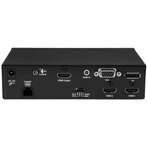 StarTech.com Multi-Input to HDMI Converter Switch - DisplayPort, VGA and Dual-HDMI to HDMI Switch - Priority and Automatic