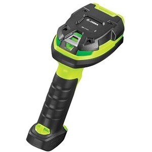 Zebra LI3678-SR Rugged Industrial, Warehouse Handheld Barcode Scanner Kit - Wireless Connectivity - Industrial Green - USB