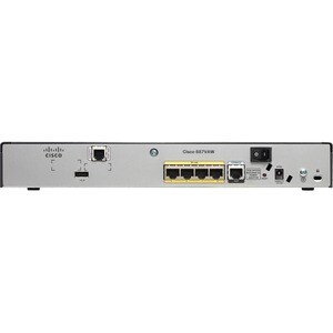 Cisco 887VAW Wi-Fi 4 IEEE 802.11n ADSL2+, VDSL2, Ethernet Modem/Wireless Router - Refurbished - 2.40 GHz ISM Band - 6.75 M