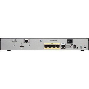 Cisco 887VAW Wi-Fi 4 IEEE 802.11n ADSL2+, Ethernet Modem/router sem fios - Recondicionado - 2.40 GHz Banda ISM - 6.75 MB/s