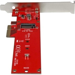 StarTech.com M.2 Adapter - x4 PCIe 3.0 NVMe - Low Profile and Full Profile - SSD PCIE M.2 Adapter - M2 SSD - PCI Express S