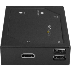 StarTech.com HDMI Over IP Extender with 2-port USB Hub - Video-Over-LAN Extender - 1080p - Broadcast video from your compu