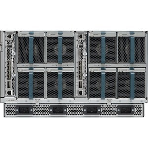 Cisco UCS 5108 Server Case - Rack-mountable - TAA Compliant - 6U - 4 x 2.50 kW - Power Supply Installed - 8 x Fan(s) Suppo