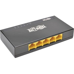 Tripp Lite 5-Port Gigabit Ethernet Switch Desktop RJ45 Unmanaged Switch 10/100/1000 Mbps - 5 Ports - 1000Base-T - 5 x Netw