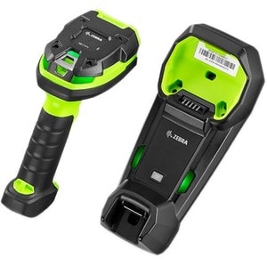 Zebra DS3678-SR Handheld Barcode Scanner - Wireless Connectivity - Industrial Green - 1D, 2D - Imager - Bluetooth