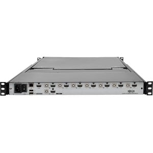 Eaton Tripp Lite Series NetDirector 8-Port 1U Rack-Mount Console HDMI KVM Switch with 17 in. LCD and IP Remote Access, Dua