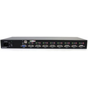 StarTech.com SV831DUSBAU, 1920 x 1440 Pixel, Rack-Einbau, 48 W, 1U, Schwarz