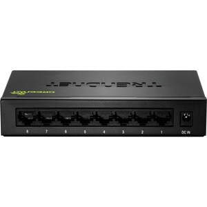 TRENDnet TEG-S82G 8 Anschlüsse Ethernet-Switch - Gigabit-Ethernet - 10/100/1000Base-T - Neu - TAA-konform - 2 Unterstützte