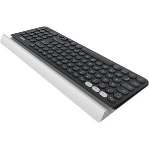 Logitech K780 Multi-Device Wireless Keyboard - Wireless Connectivity - Bluetooth/RF - 33 ft - 2.40 GHz - USB Interface - 9