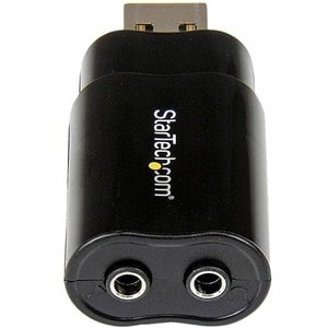 StarTech.com Audio USB Adapter - 1 x Type A USB 2.0 USB Male - 1 x Mini-phone Audio In Female, 1 x Mini-phone Audio Out Fe