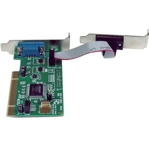 StarTech.com 2 Port PCI Low Profile RS232 Serial Adapter Card with 16550 UART - Low-profile Plug-in Card - PCI - PC - 2 x 
