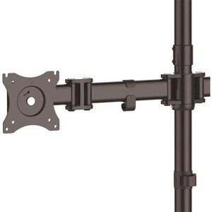 StarTech.com Quad Monitor Stand, Crossbar, Steel, Monitors up to 27" (17.6lb/8kg), VESA Monitor, Computer Monitor Stand, M